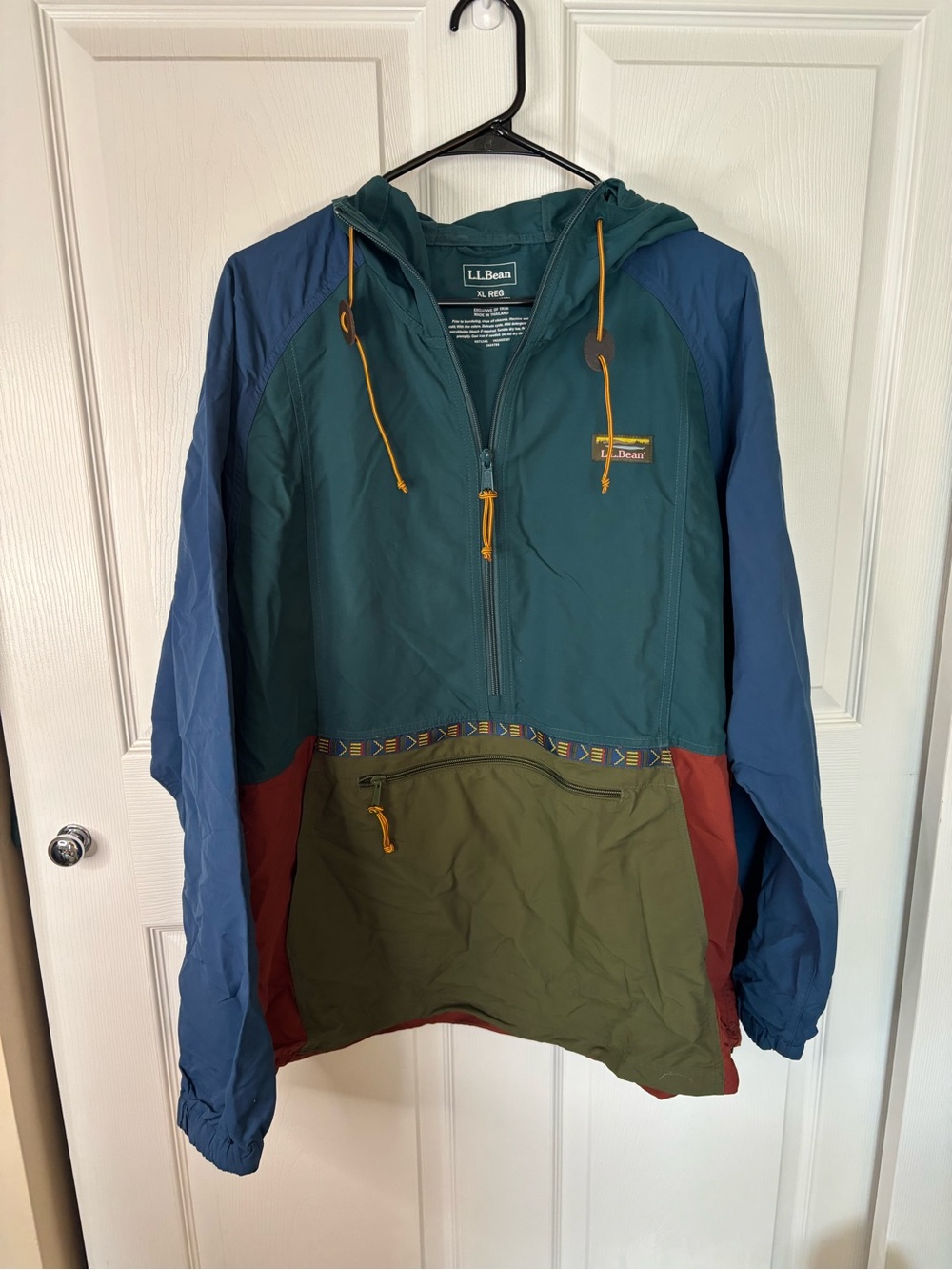 Men’s LL Bean Anorak Pullover XL